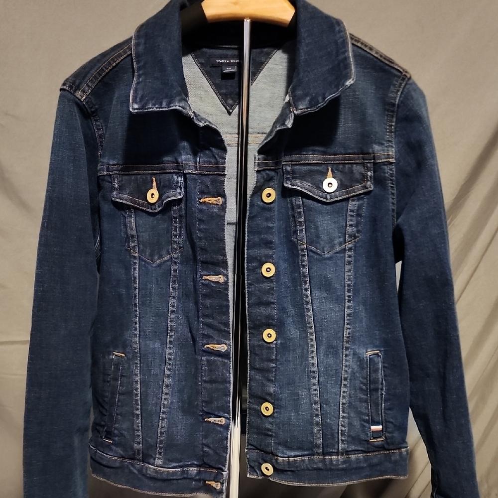 Tommy Hilfiger Blue Jean Jacket Classic Denim Style